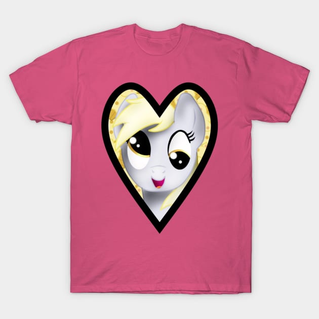 Derpy Hooves love T-Shirt by Lilypetals